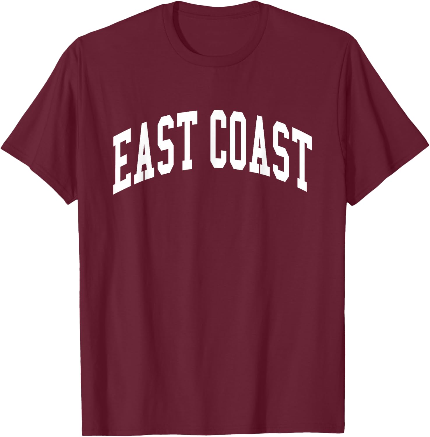 East Coast Hip Hop Rap T-Shirt - T-Shirt | Maroon