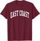East Coast Hip Hop Rap T-Shirt - T-Shirt | Maroon