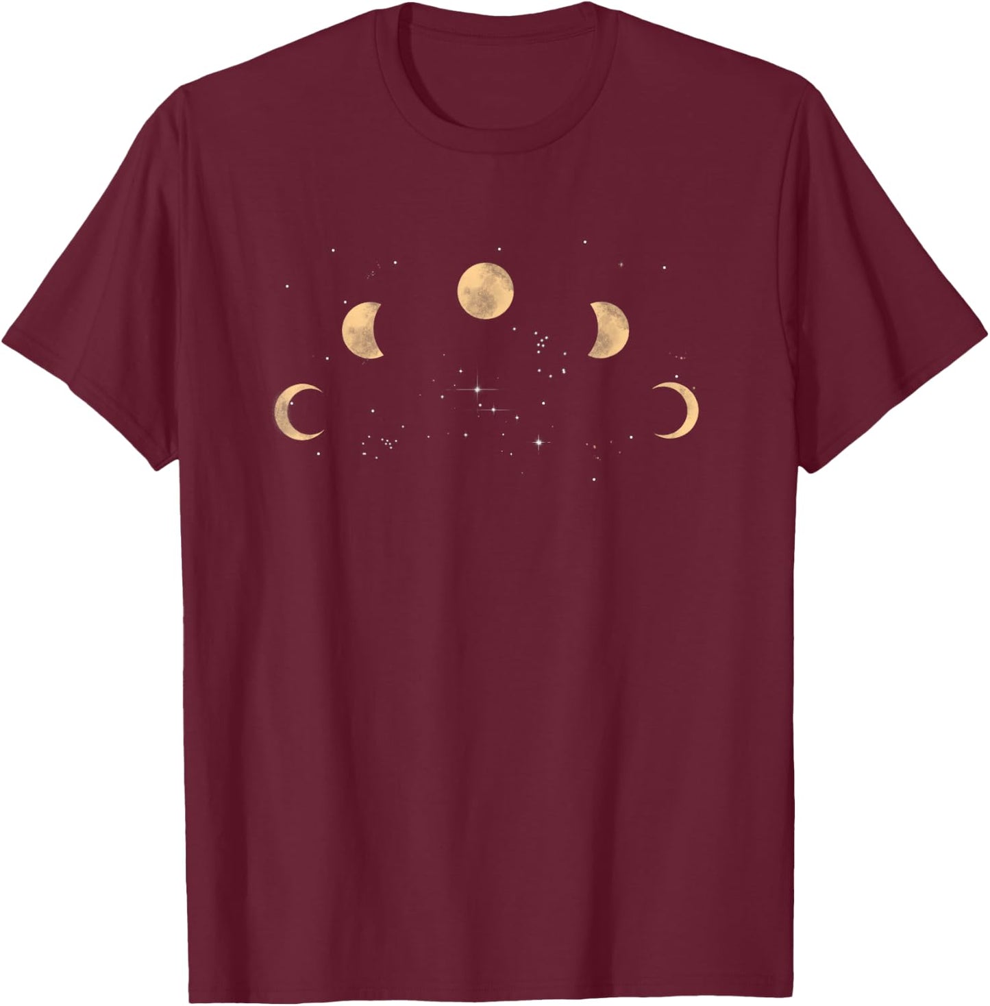 Just A Phase Moon Lunar Space Lover / Moon Phases Women T-Shirt - T-Shirt | Maroon