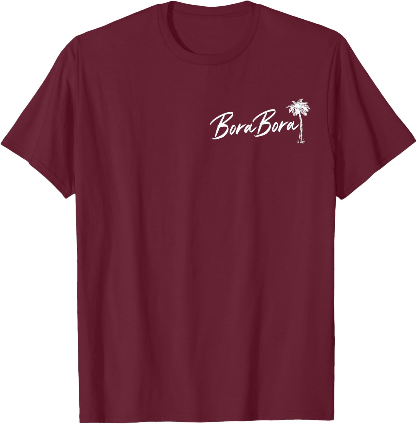 Bora Bora French Polynesia T-Shirt - T-Shirt | Maroon