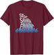 Stop Shark Finning Awareness Marine Biology T-Shirt - T-Shirt | Maroon
