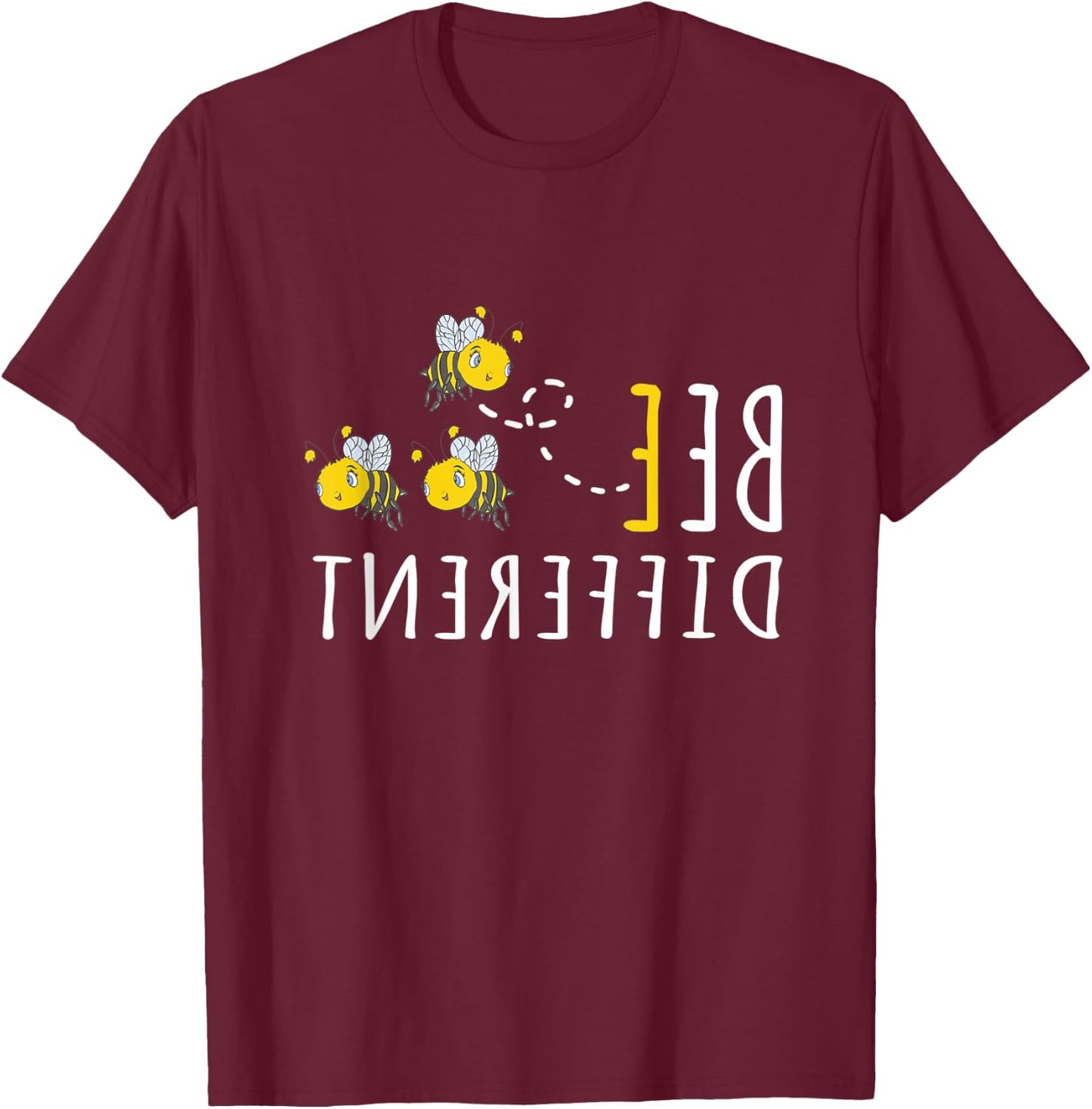 Funny Bee Vespe Be Different Animal Lovers T-Shirt - T-Shirt | Maroon