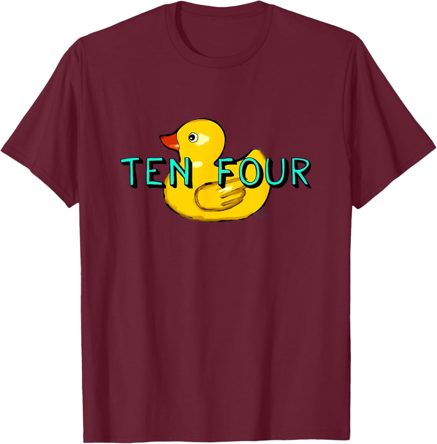 Big Ten Four Rubber Duck Convoy Trucker T-Shirt - T-Shirt | Maroon