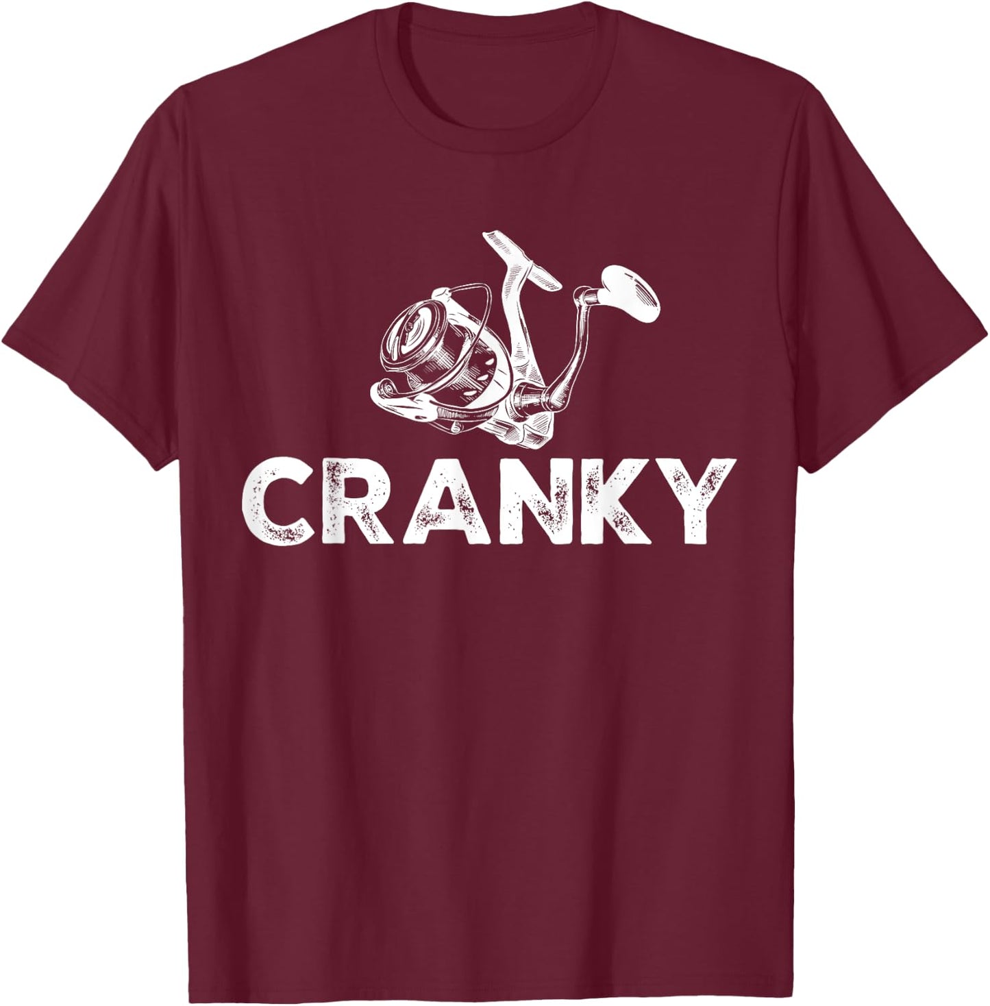 Funny Fishing Men Birthday T-Shirt - T-Shirt | Maroon