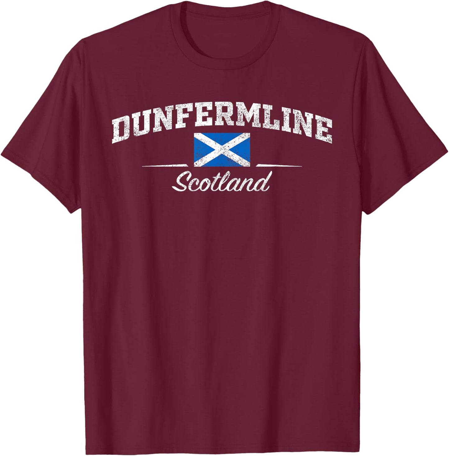 Dunfermline Scotland T-Shirt - T-Shirt | Maroon