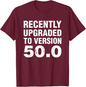 Funny 50 Years Old Joke 50th Birthday Gag Gift 1975 T-Shirt - T-Shirt | Maroon