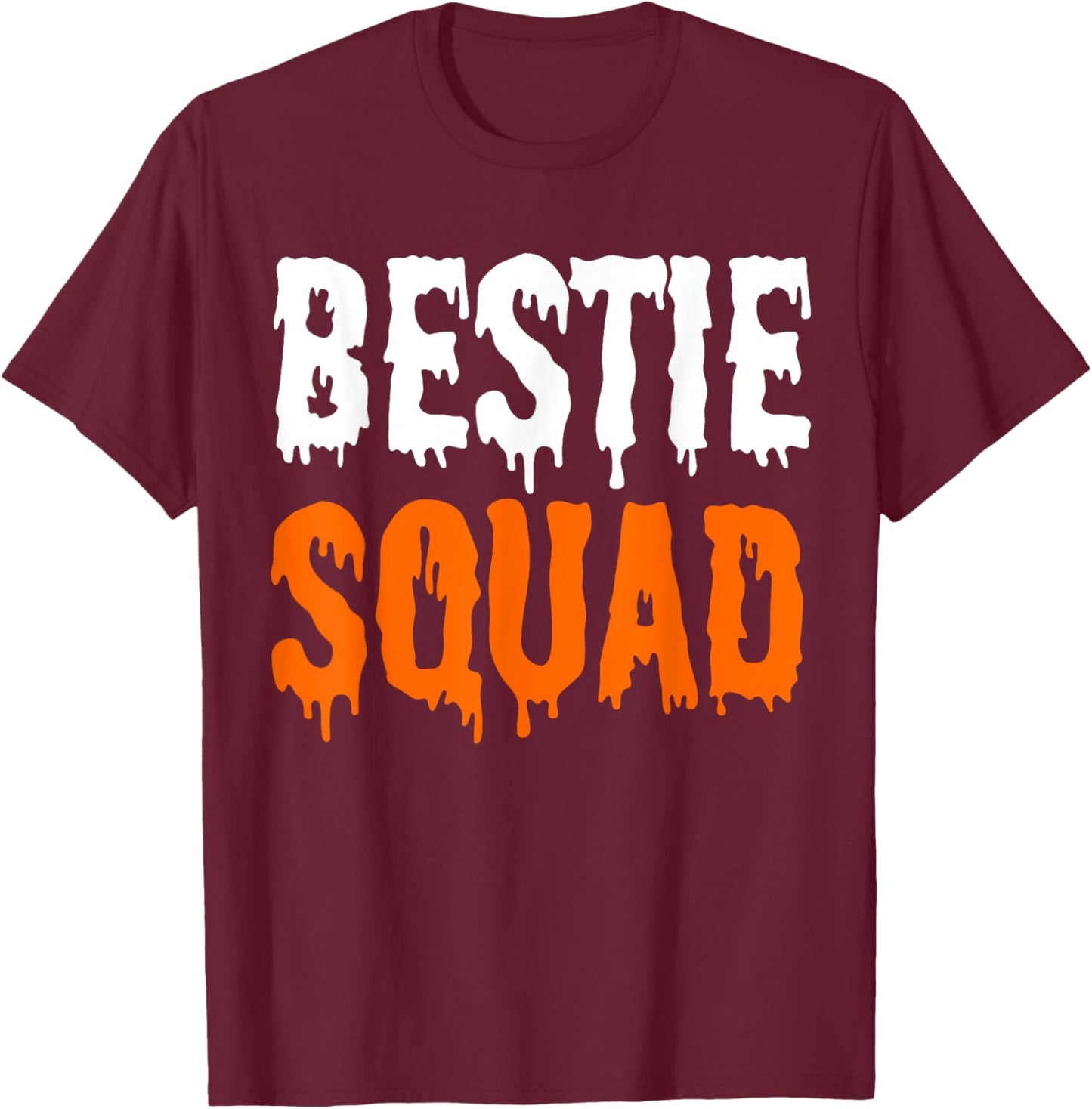 Funny Matching Family Halloween Pajama Bestie Squad BFF Kids T-Shirt - T-Shirt | Maroon
