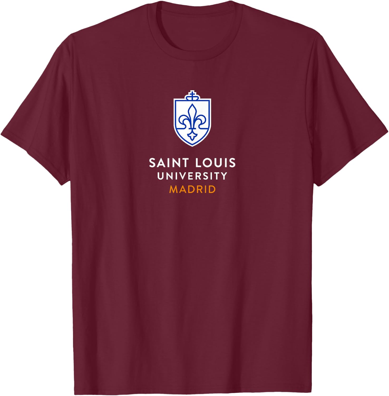 Saint Louis University SLU Madrid T-Shirt - T-Shirt | Maroon
