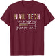 Nail Tech In Training Future Nail Tech T-Shirt - T-Shirt | Maroon