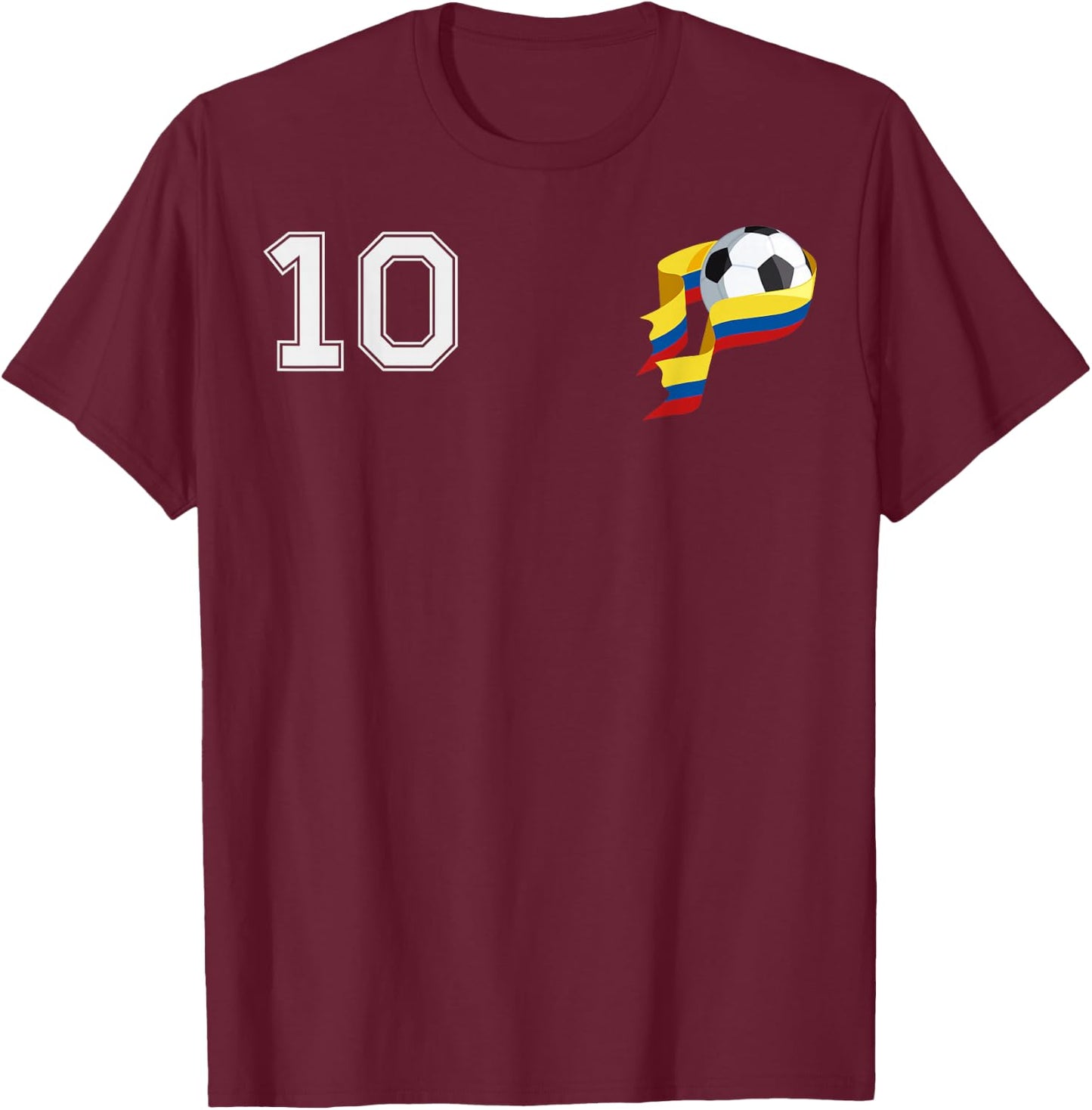 Venezuela - La Vinotinto Team Soccer Design for Venezuelans T-Shirt - T-Shirt | Maroon