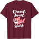 Great Aunt Shark Mother's Day Grandma Funny T-Shirt - T-Shirt | Maroon