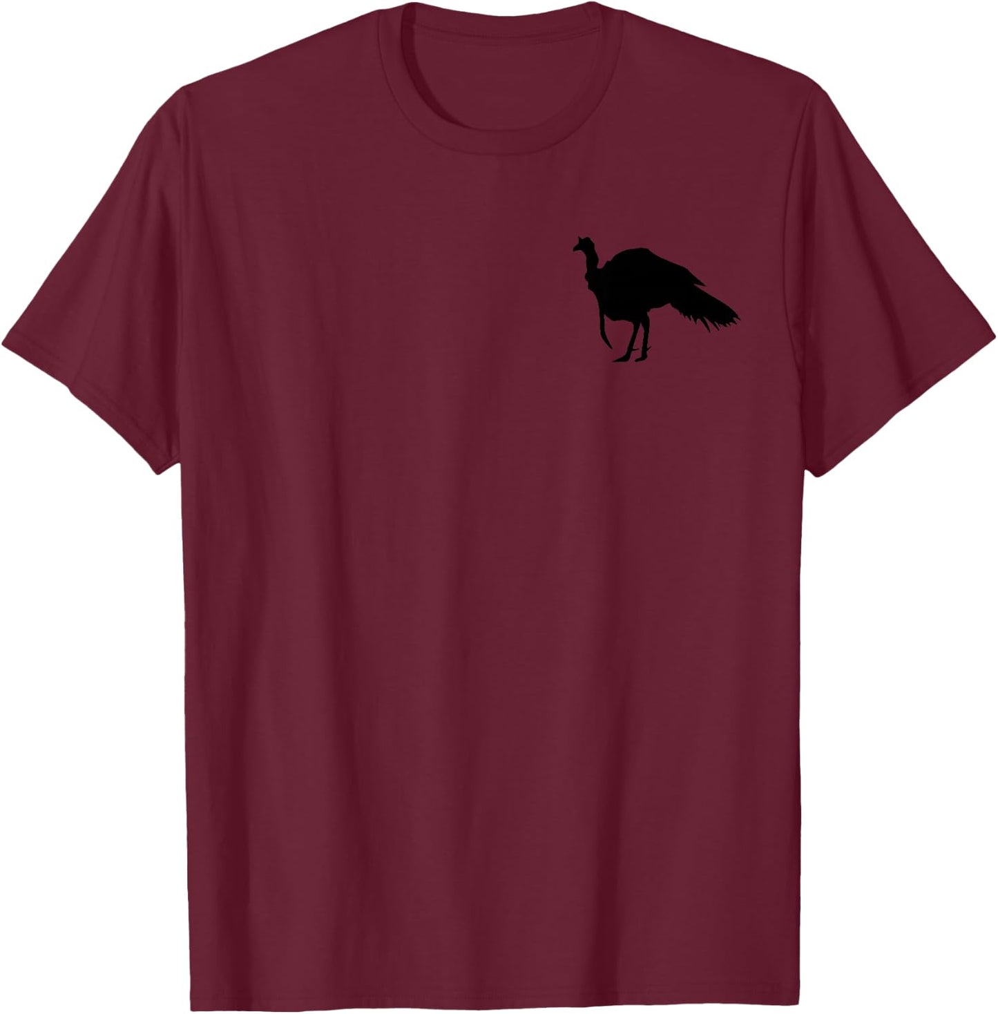 Turkey Hunting Logo T Shirt T-Shirt - T-Shirt | Maroon