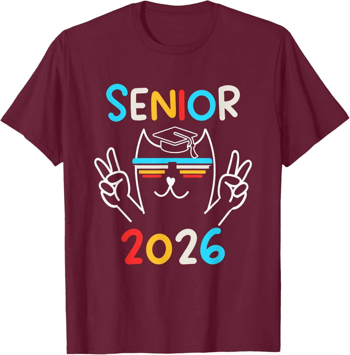 Class Of 2026 T-Shirt - T-Shirt | Maroon