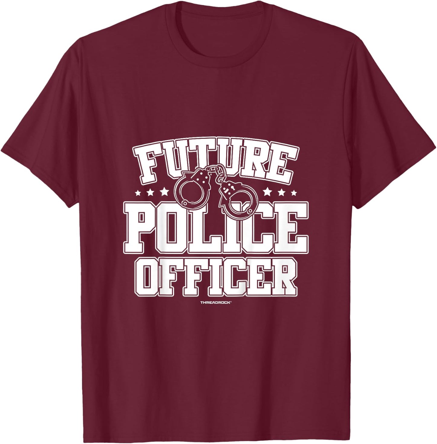 Future Police Officer T-Shirt - T-Shirt | Maroon
