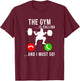 Gym Is Calling Workout Fitness Bodybuilding Weight Lifting T-Shirt - T-Shirt | Maroon