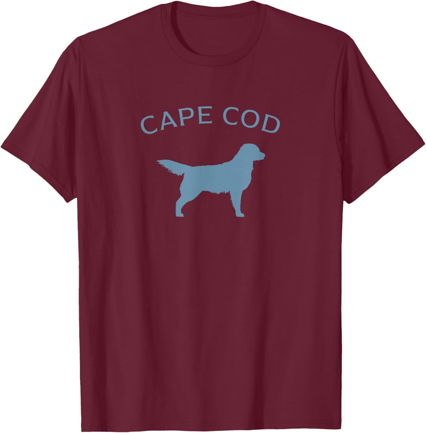 Cape Cod Dog T-Shirt - T-Shirt | Maroon