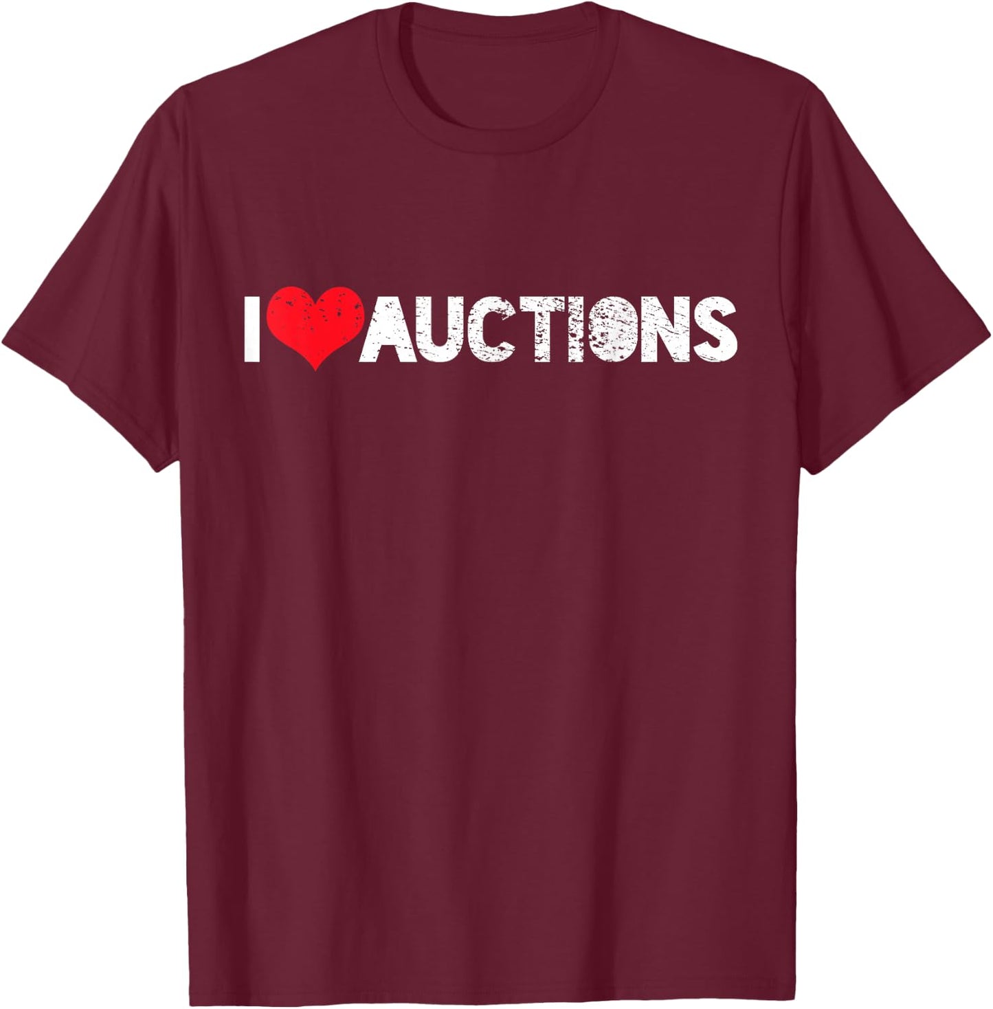 Auctions T-Shirt - T-Shirt | Maroon