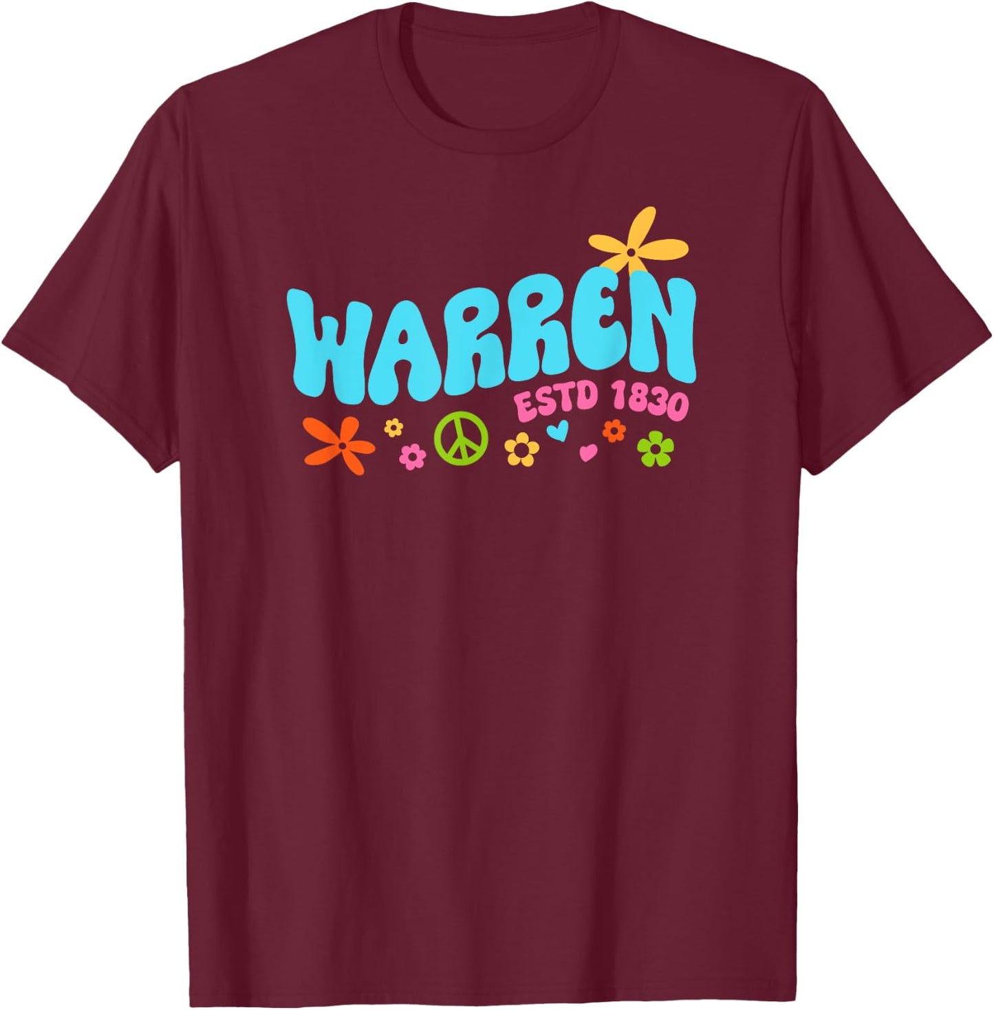 Warren T-Shirt - T-Shirt | Maroon
