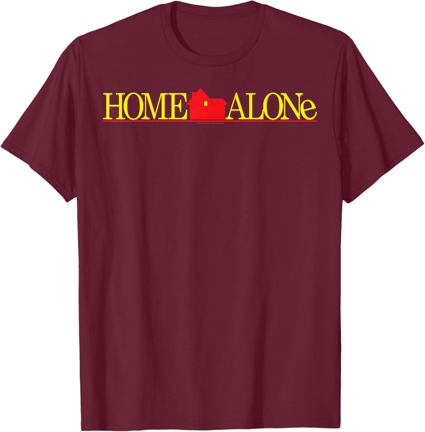 Home Alone Classic Logo T-Shirt - T-Shirt | Maroon