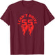 I Cant Drive 55 Driving Funny Gift Flames T-Shirt - T-Shirt | Maroon