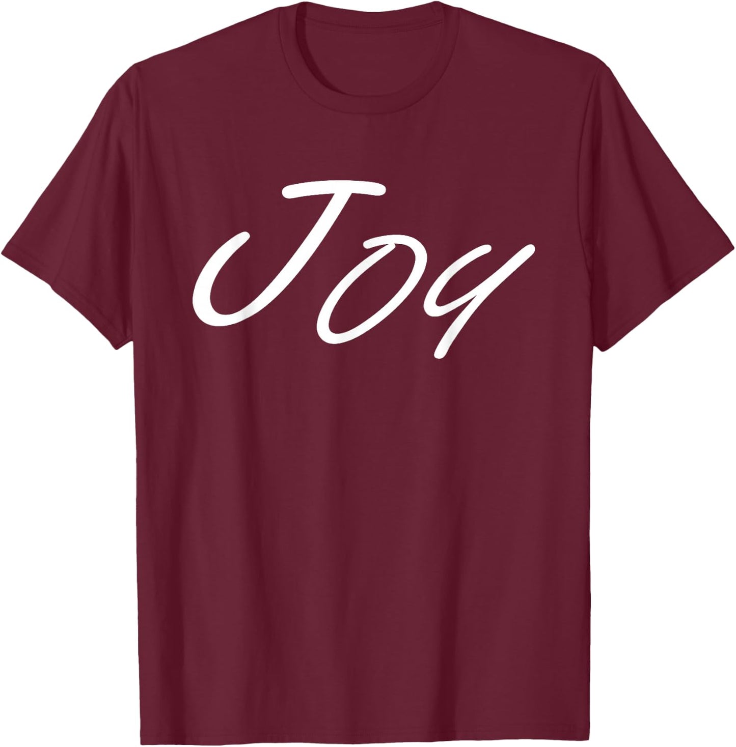 Joy - Clothing that says Joy Inspire T-Shirt - T-Shirt | Maroon