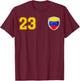 Venezuela - La Vinotinto Team Soccer Design for Venezuelans T-Shirt - T-Shirt | Maroon