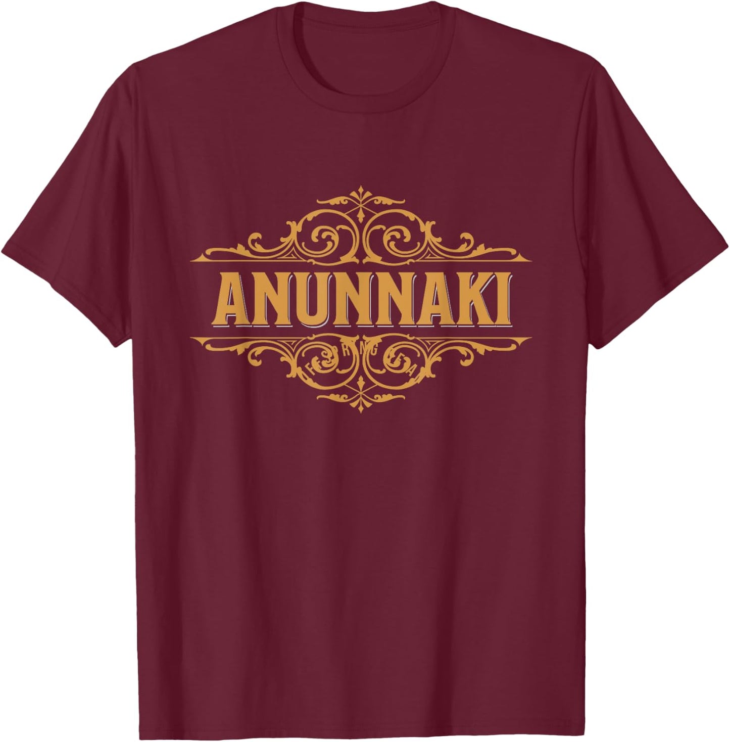 Anunnaki Mesopotamian Gods T-Shirt - T-Shirt | Maroon