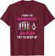 Biochemist Like A Girl Biochemistry Biology Microscope T-Shirt - T-Shirt | Maroon