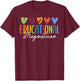 Cute Educational Diagnostician Job T-Shirt - T-Shirt | Maroon