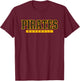 Pittsburg Pirates Baseball T-Shirt - T-Shirt | Maroon