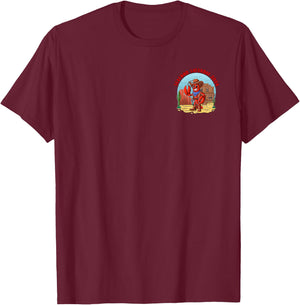 Seafood Saturday 2024 T-Shirt - T-Shirt | Maroon