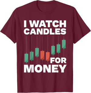 Funny Stock Trading Design Stock Market Stock Trader T-Shirt - T-Shirt | Maroon