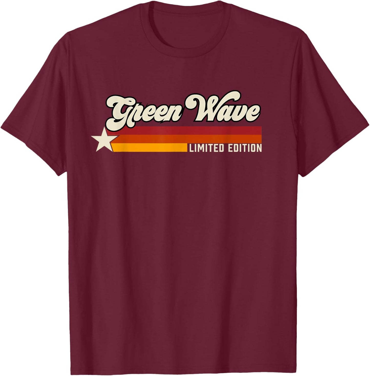 Green Wave Gallatin Pride Limited Edition T-Shirt - T-Shirt | Maroon