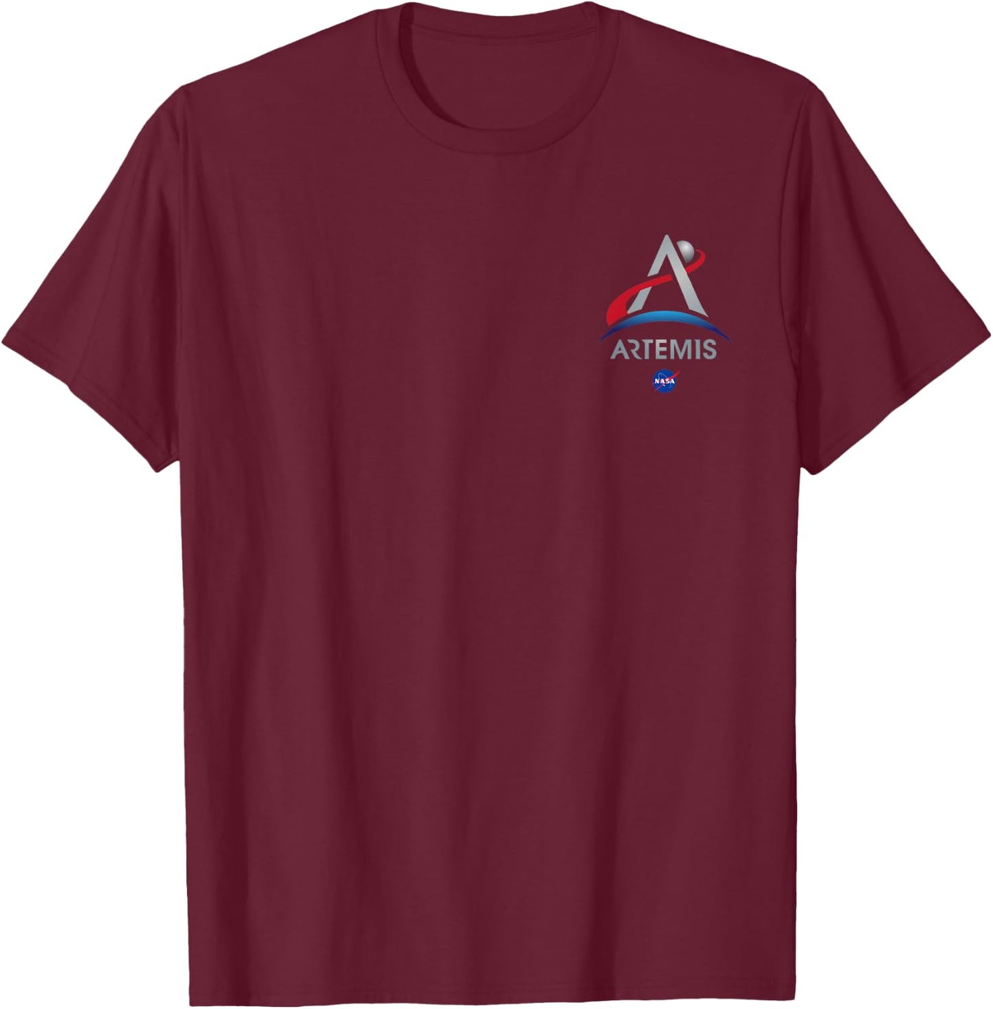 NASA Artemis Mission Logo T-Shirt - T-Shirt | Maroon