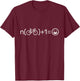Happiness is n+1 Bike Away T-Shirt - T-Shirt | Maroon