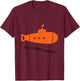 Kids Full Speed Ahead Submarine Ocean Sea Boys Girls T-Shirt - T-Shirt | Maroon
