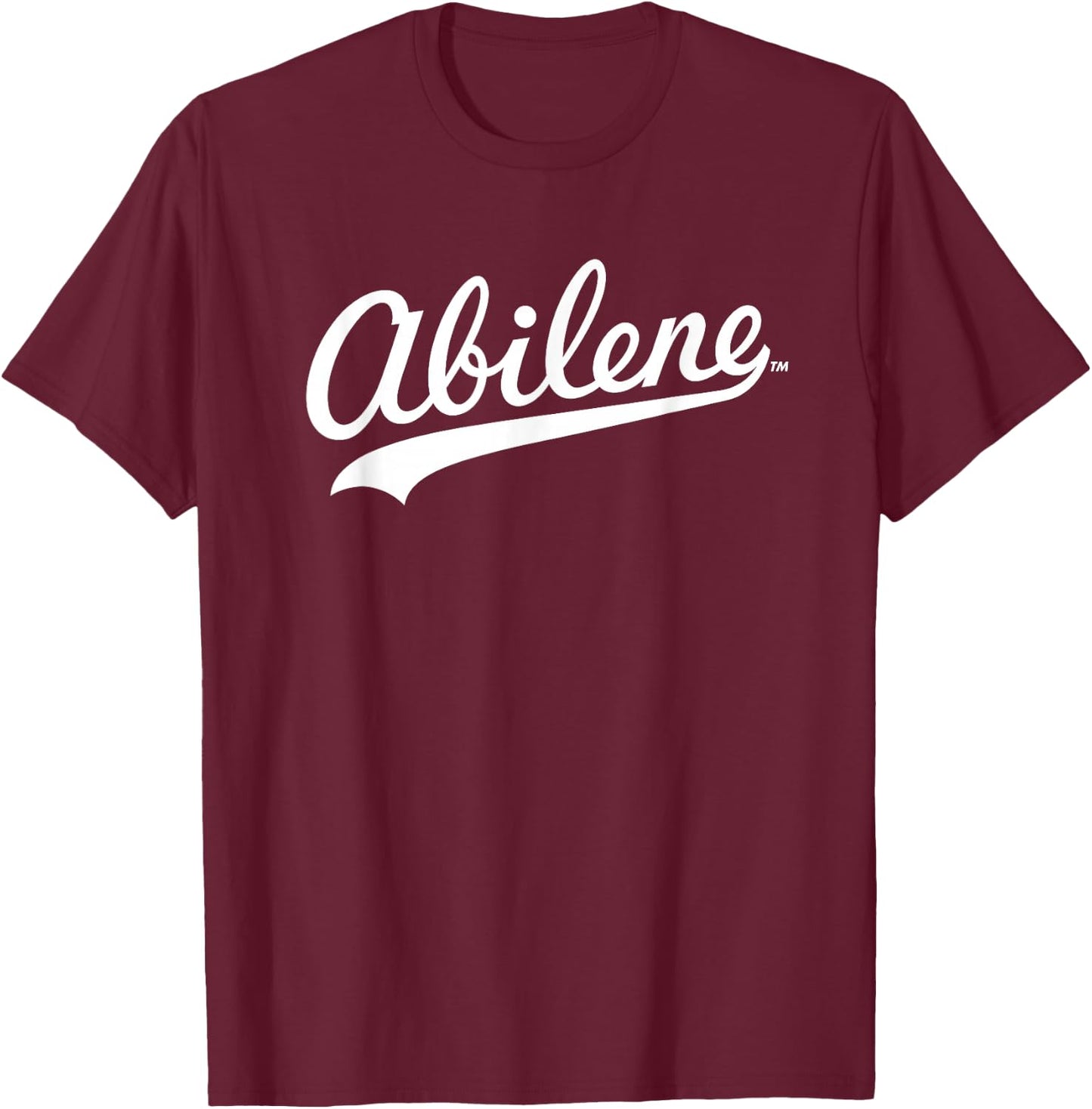 Abilene Christian University Wildcats Abilene Script T-Shirt - T-Shirt | Maroon