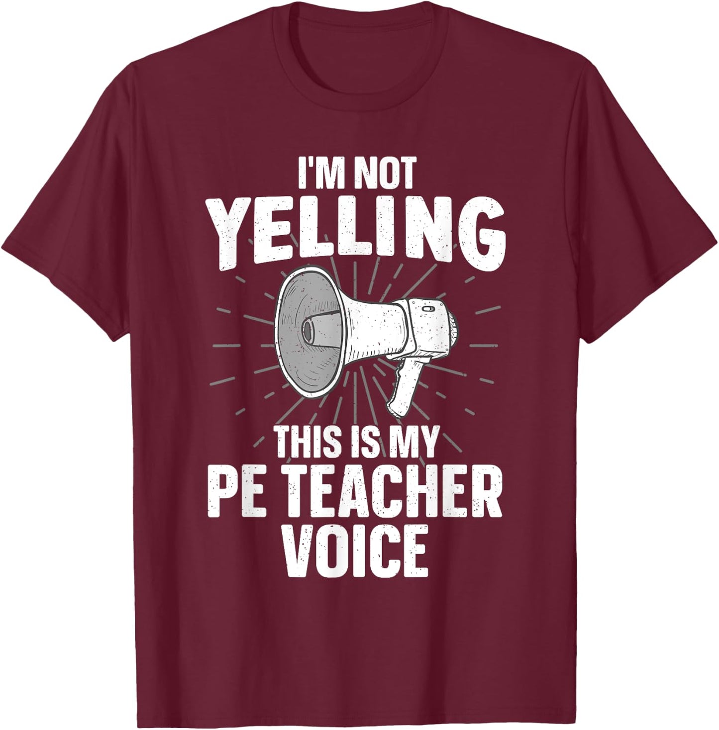 Cool PE Teacher Art Women Physical Education Teacher T-Shirt - T-Shirt | Maroon