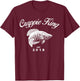 Crappie King Fishing T Shirt T-Shirt - T-Shirt | Maroon