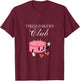 Tired Bakers Club Vintage Cake Retro Baking Funny T-Shirt - T-Shirt | Maroon