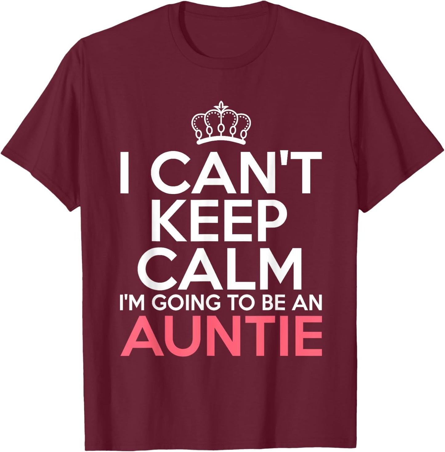 Best Auntie Art Girls Best Aunt Ever Aunt To Be T-Shirt - T-Shirt | Maroon