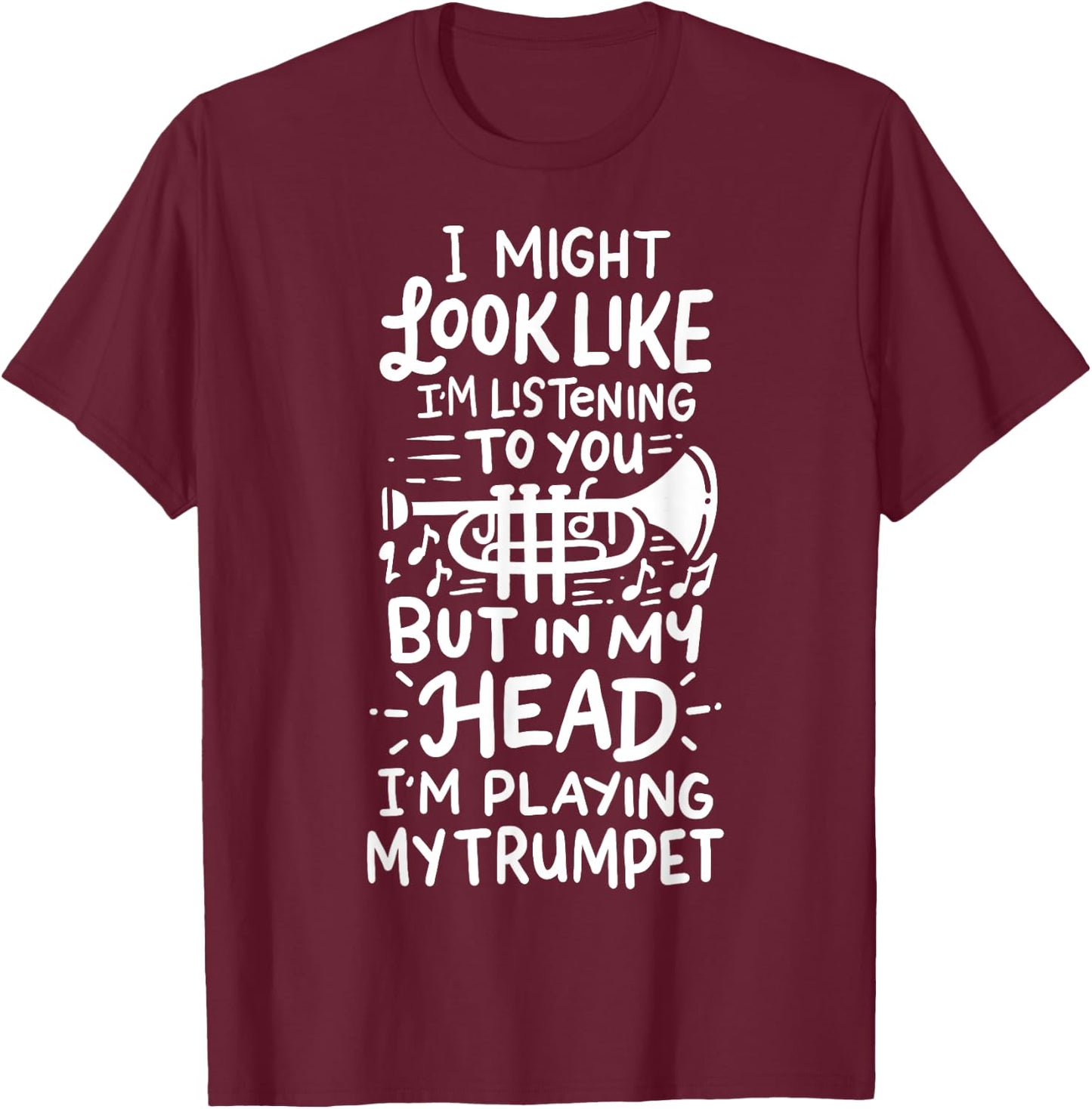 Trumpet Player T-Shirt - T-Shirt | Maroon