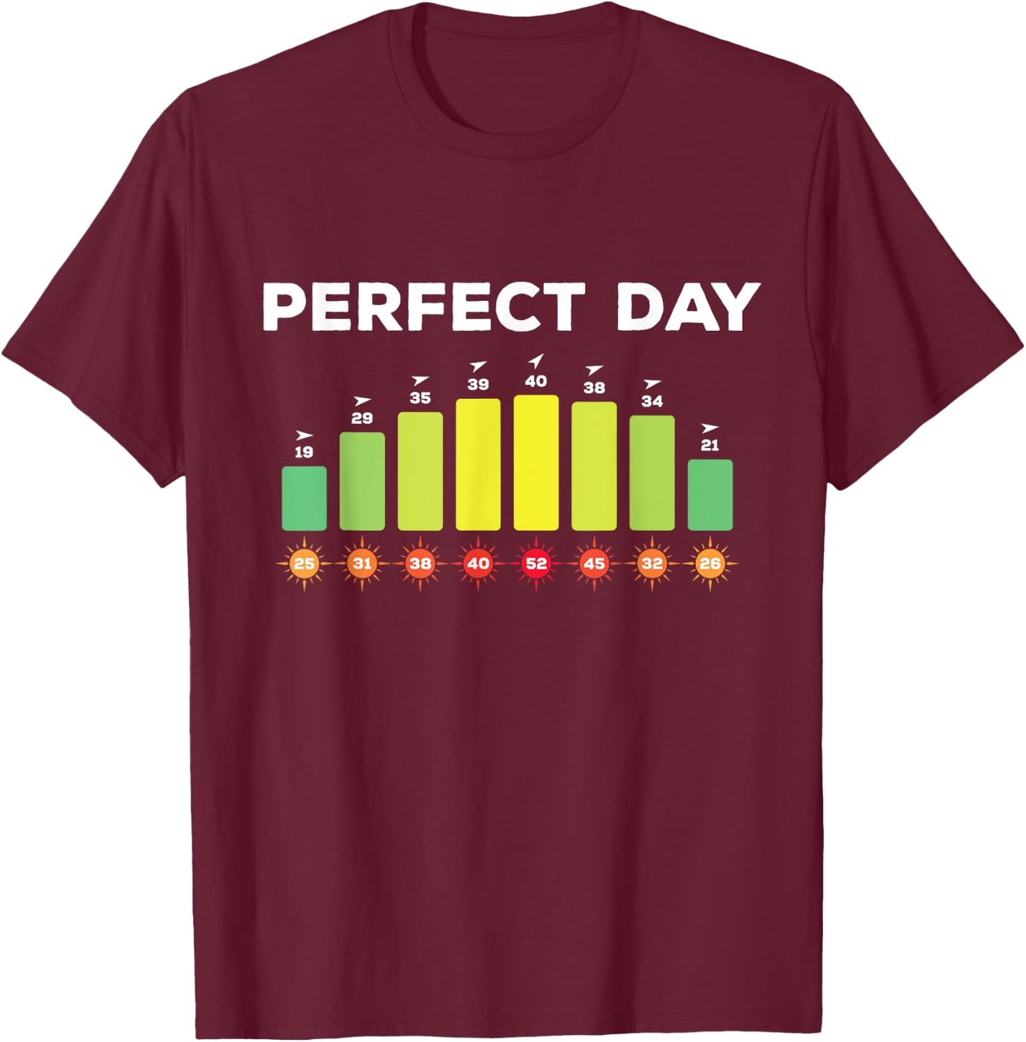 Surfing wind - perfect wind summer windsurfing kitesurfing T-Shirt - T-Shirt | Maroon
