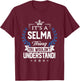 Selma Name - Selma Thing Name You Wouldn't Understand T-Shirt - T-Shirt | Maroon