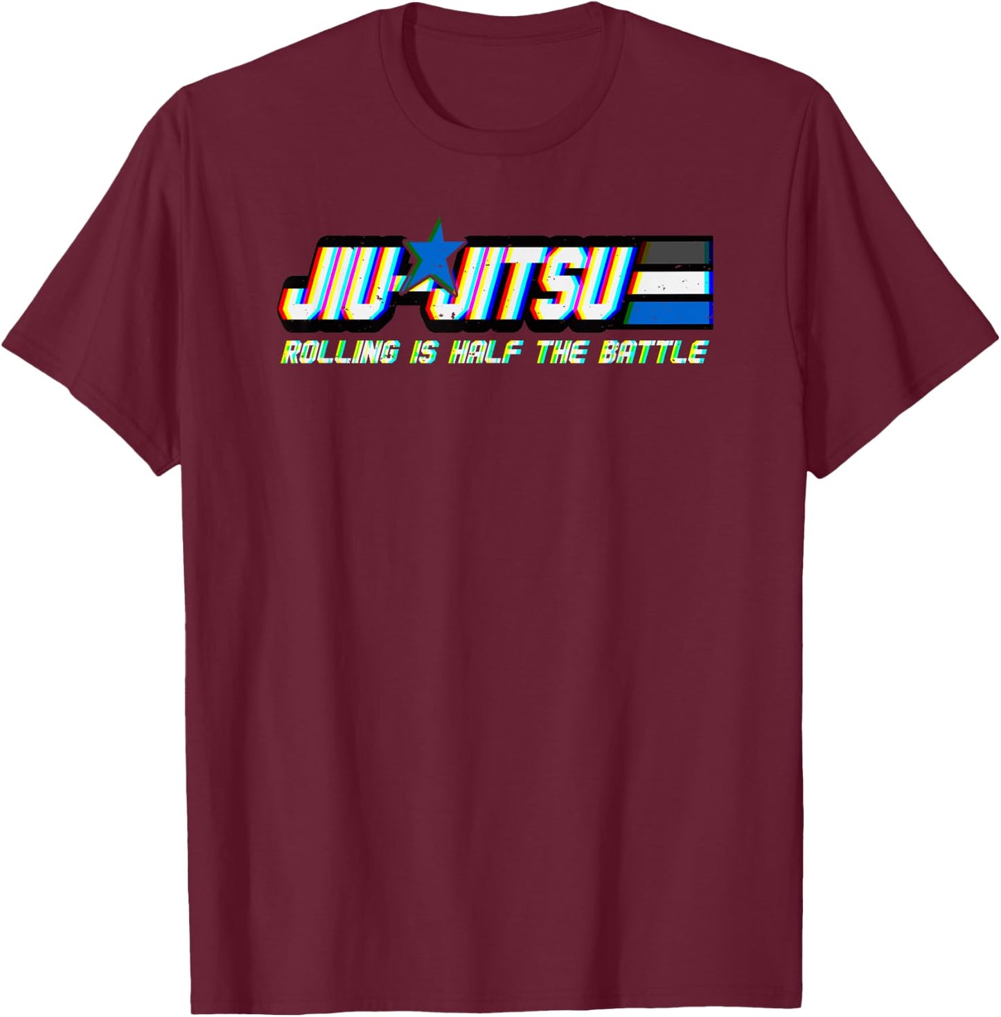 Jiu Jitsu For Boys Girls Kids T-Shirt - T-Shirt | Maroon