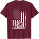 American Horseshoes Player, Horseshoe Pitching T-Shirt - T-Shirt | Maroon