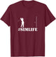 Golf Simulator T-Shirt - T-Shirt | Maroon