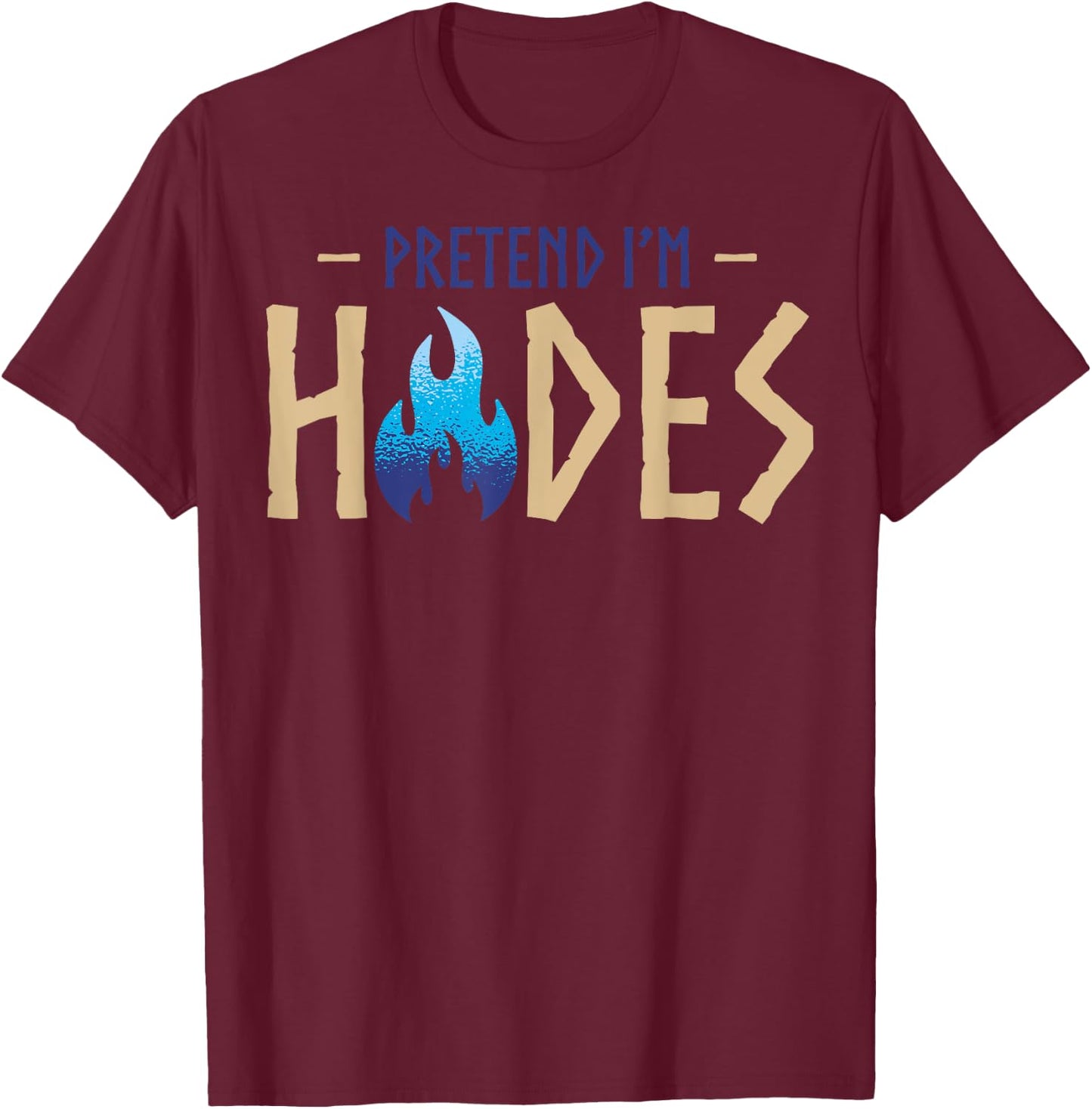Hades Costume Greek Mythology Ancient Greek Mythologist T-Shirt - T-Shirt | Maroon