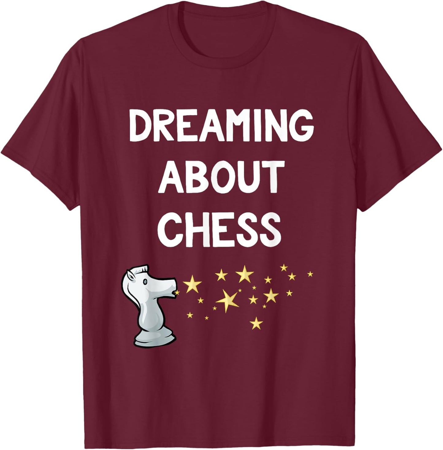 Funny Chess Pajamas Shirt Chess Lover Sleeping PJs Gift T-Shirt - T-Shirt | Maroon