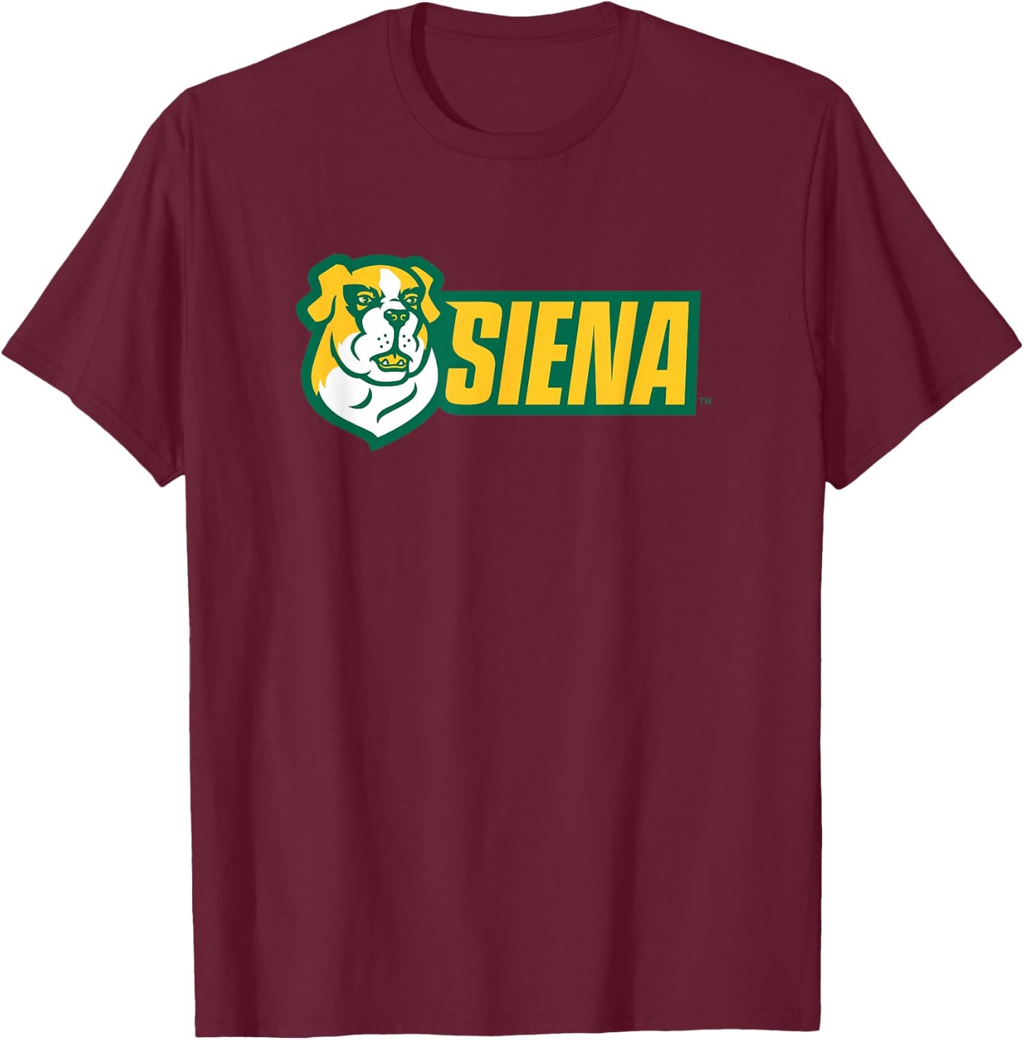 Siena College Saints - St. Bernard Logo T-Shirt - T-Shirt | Maroon